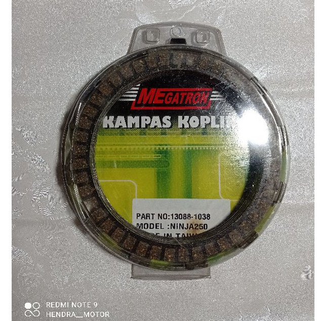 Plat kopling Ninja karbu 250 Kampas Kopling kain ninja karbu 250 Plat Kopling Scorpio