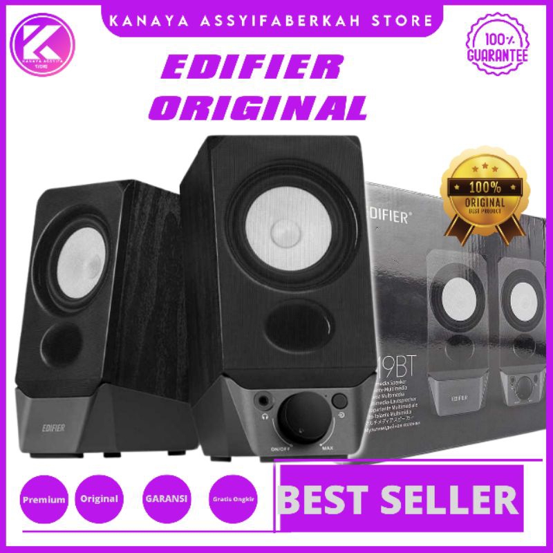 Edifier R19BT Asli Original Subwoofer Speaker Aktif Multimedia Bluetooth Active Speaker 2.0 - R19BT