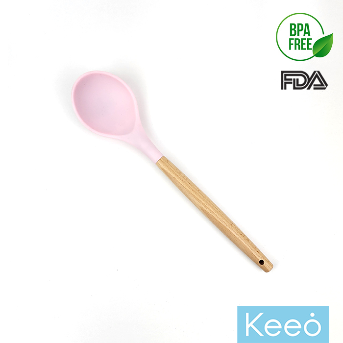 Keeo Aneka Spatula Sutil Silikon Food Grade Pink