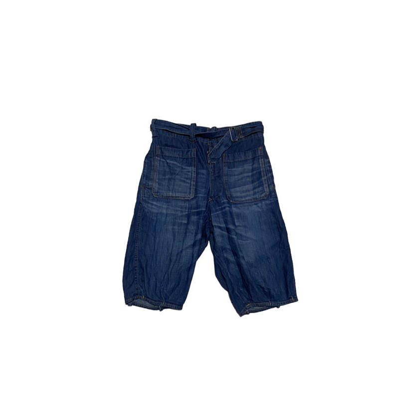 Cabane de zucca issey miyake denim front pocket shortpant