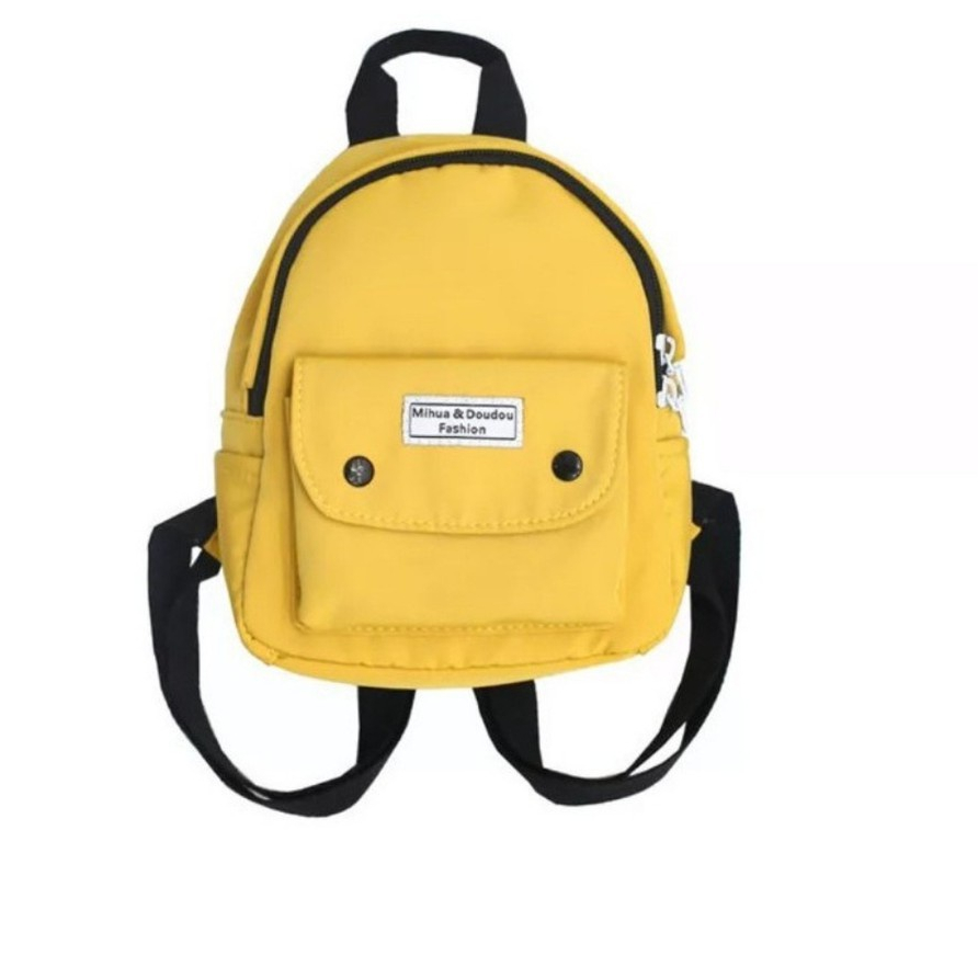 Kamina - Tas Ransel Mini Wanita - Ransel Korea Style Fashion Mihua-Kuning