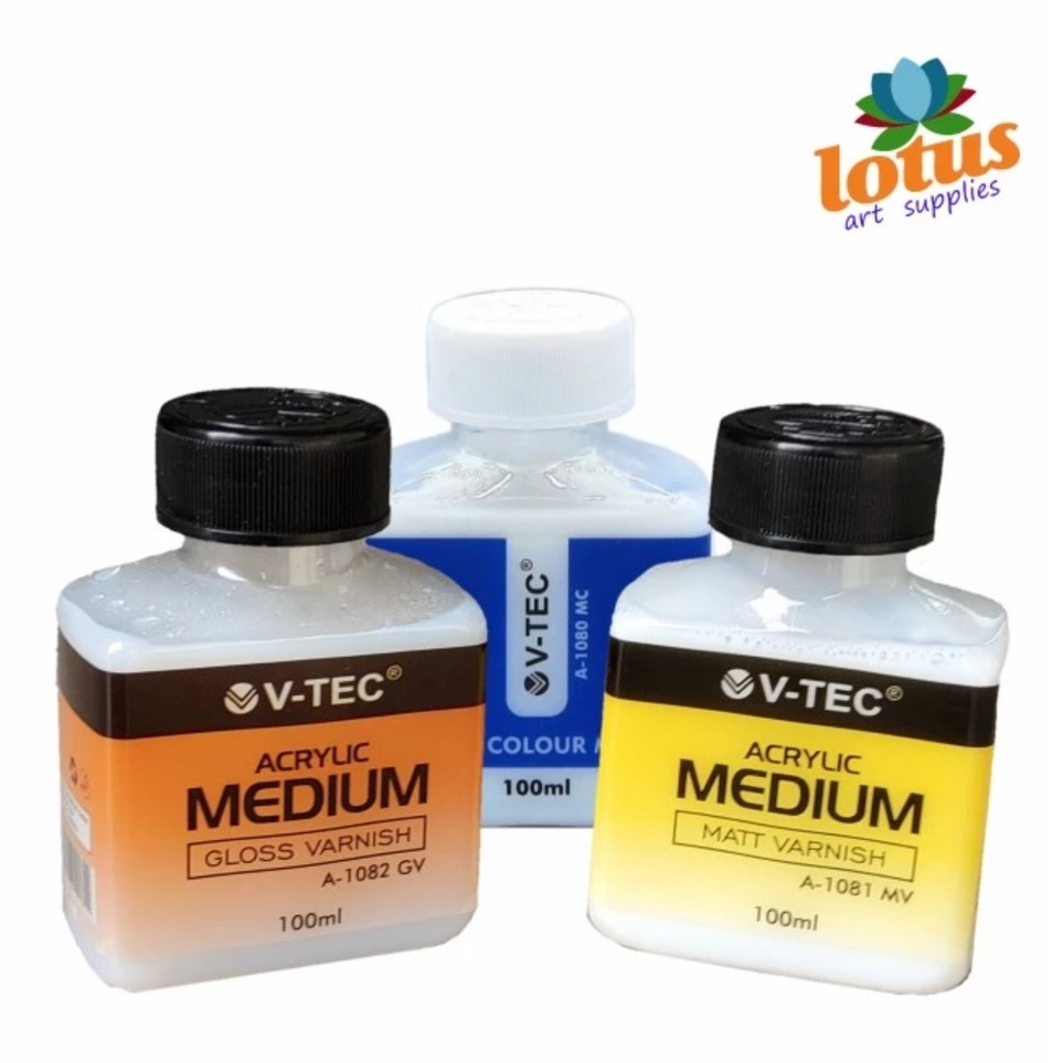 

V-TEC Acrylic Medium Varnish Gloss / Matte 100ml