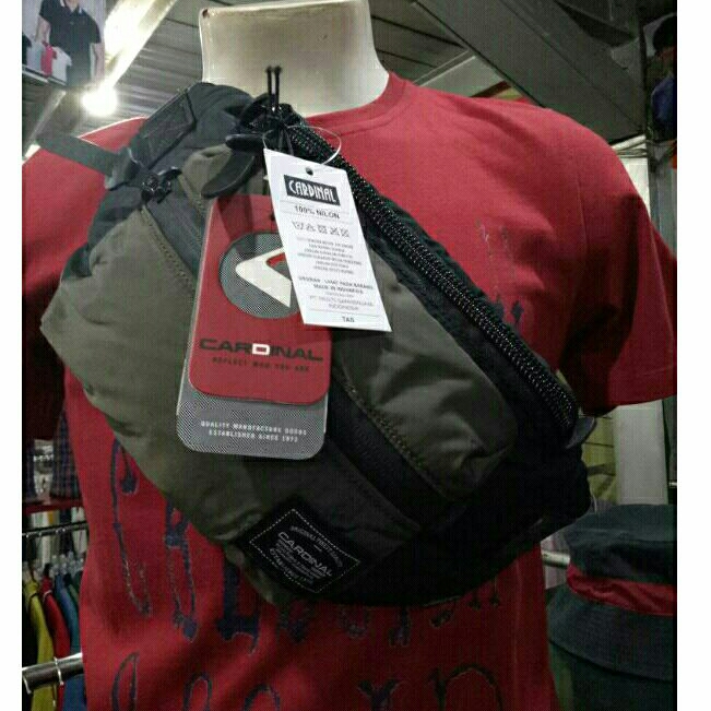 Cardinal tas slempang hitam original 00195