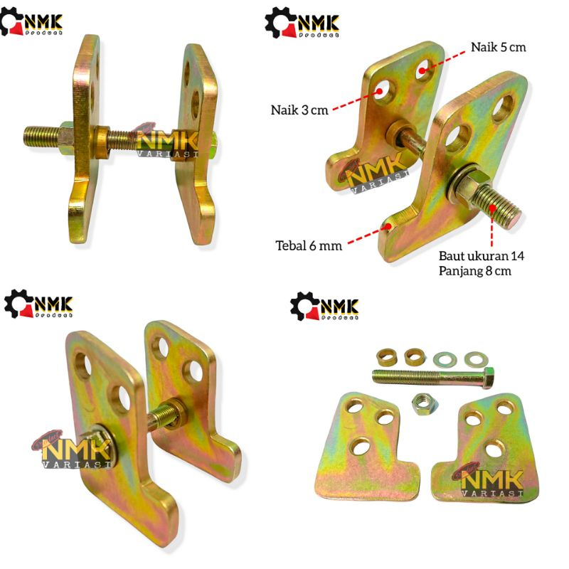 PENINGGI SHOCK MEGAPRO NEW -peninggi shock belakang megapro mono