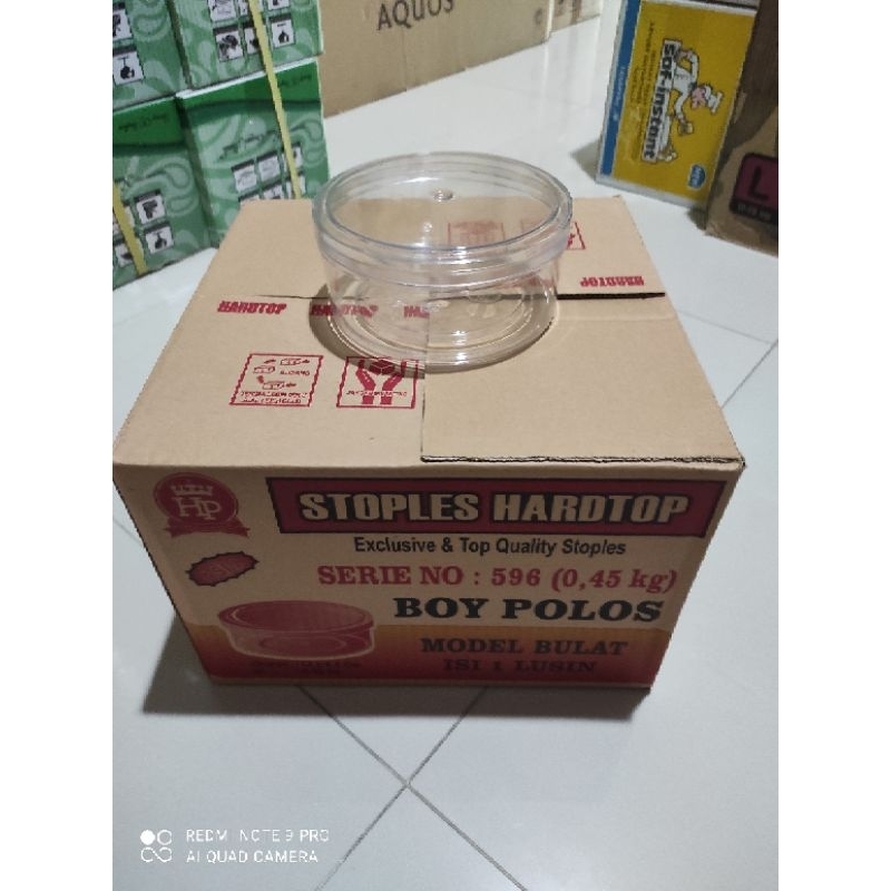 Toples Hardtop 596 Bulat 450 gr ( Dus )