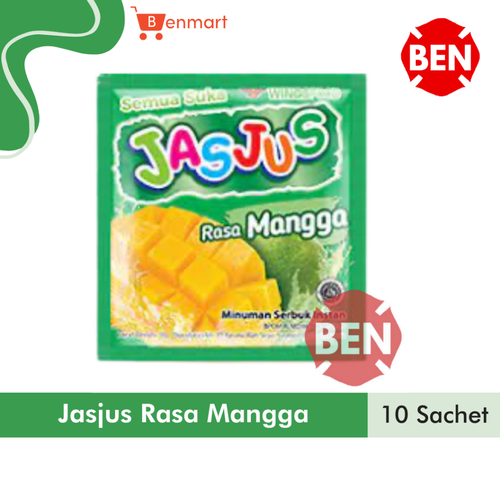 Jual Jasjus Mangga 1 Renceng 10 Sachet Jas Jus Minuman Serbuk Murah Mango Shopee Indonesia 6354