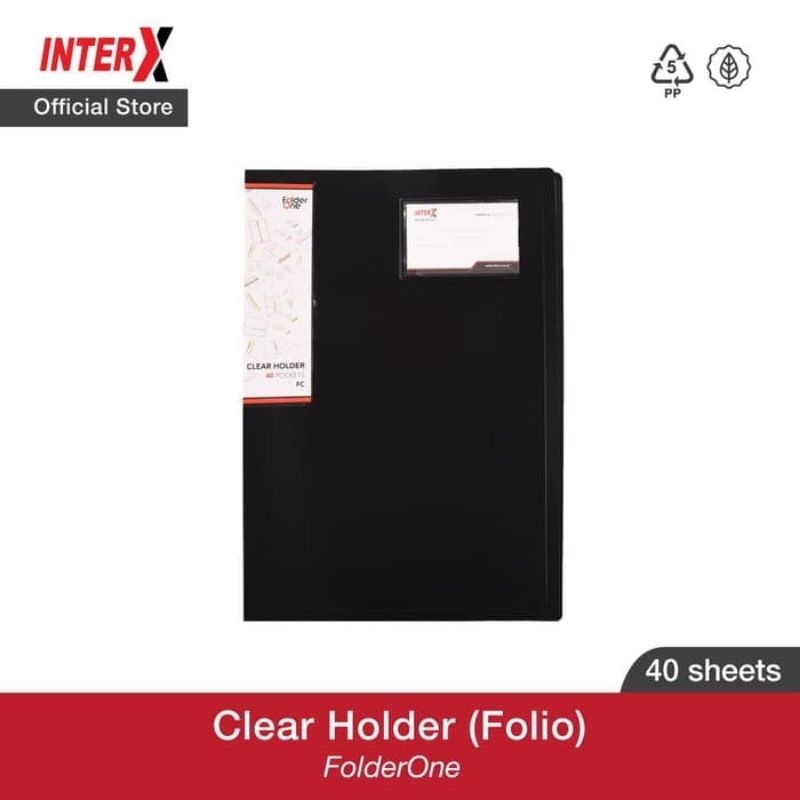 

Map Clear Holder/ Map Dokumen Folio 40 lembar/ sheets Folder One