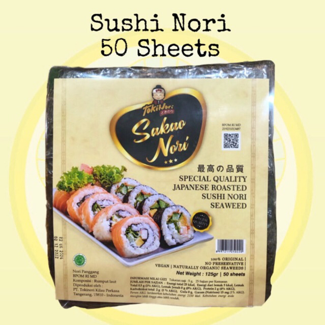 

Tokinori Sakao Nori Sushi Roasted Seaweed Kimbap Halal MURAH