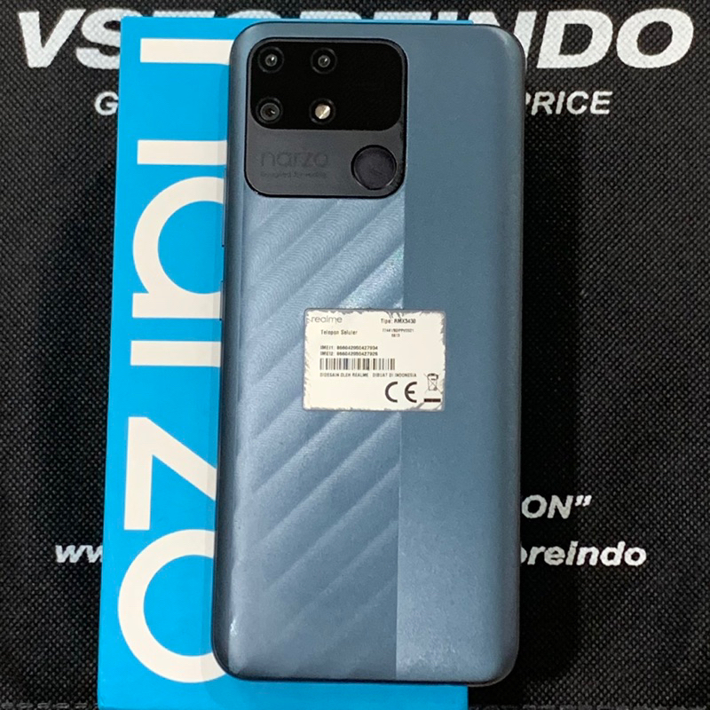 Realme Narzo 50A 4/128 GB Garansi Resmi Indonesia Second Original