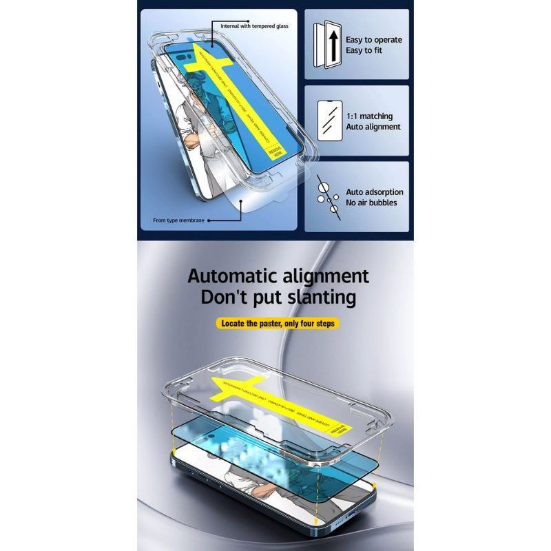 SUPERFIT Tempered Glass Spy Iphone 7+_8+_ip x _ip xs_ip 11_ip xr _ip xs max_ip 11 pro _ip 11 promax _ip 12_ip 12pro_12 promax_13_13 pro_13 promax_14_14plus_14 pro_14 promax Pemasangan gampang anti gagal cover paste Spy bening Anti Kepo