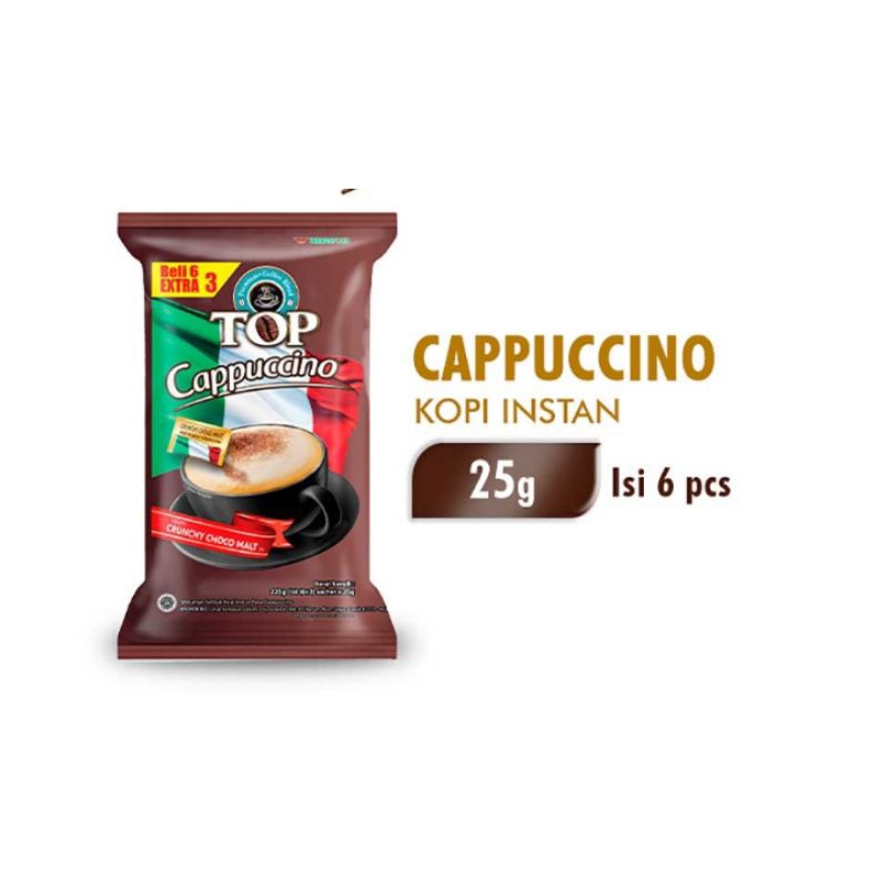 

Top Coffee Instant Cappuccino 6+3x25 g