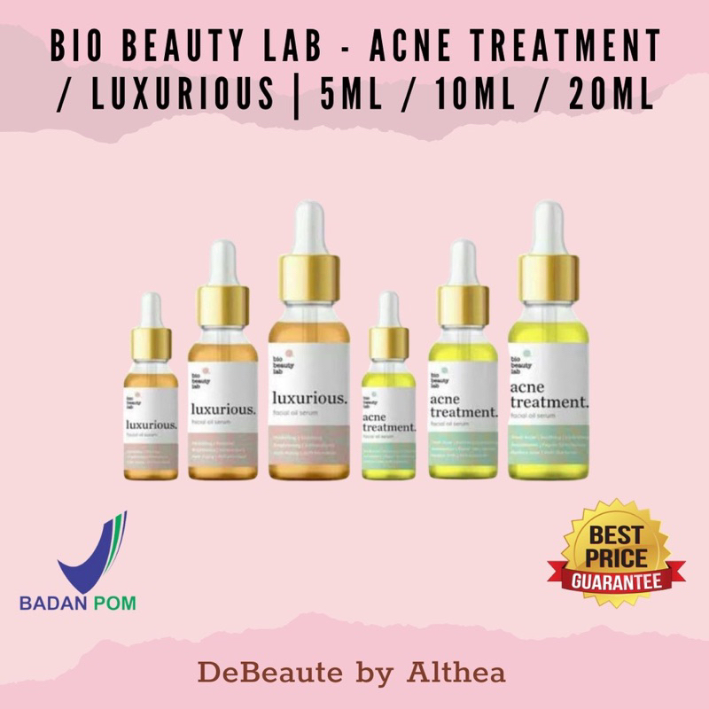 Jual BIO BEAUTY LAB Luxurious Facial Oil Serum / Acne Treatment