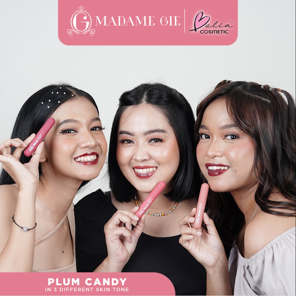 ❤ BELIA ❤ Madame Gie Madame Jelly Much - Gel Lip Tint Jelly with Vitamin E | Plumpy Lips | Glossy | BPOM