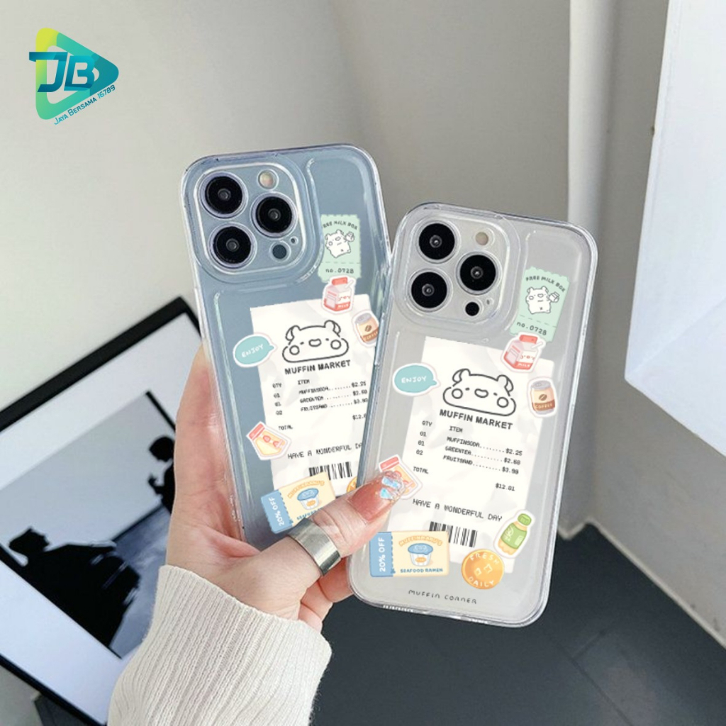 CUSTOM CASE SOFTCASE SILIKON CLEAR BENING MUFFIN CUSTOM CASE IPHONE 6 6S 7 7+ 8 8+ X XS MAX 11 12 13 14 PRO MAX JB6622