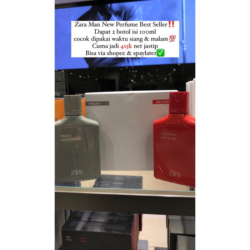 Zara Man Perfume 100% Original store