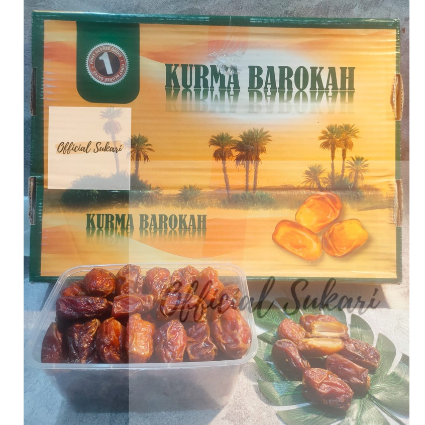 Kurma Mesir Barokah 500 gram dan 1 kg/ Kurma Egypt Barokah