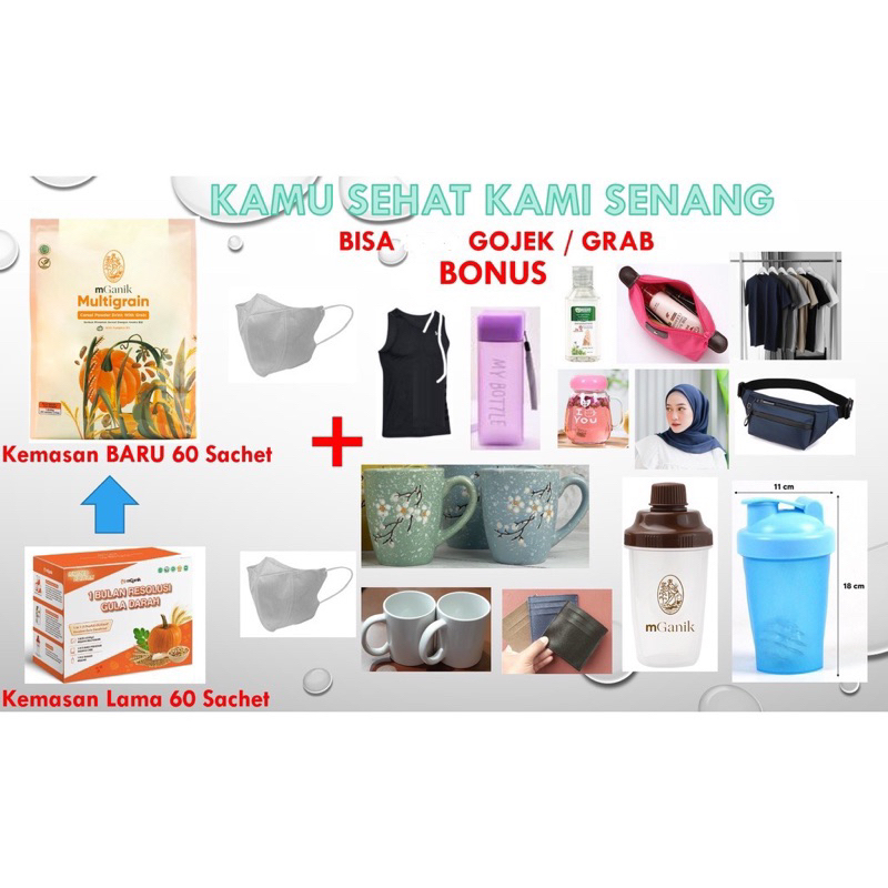 

MGANIK MULTIGRAIN PILIH BONUS ISI 20sachet