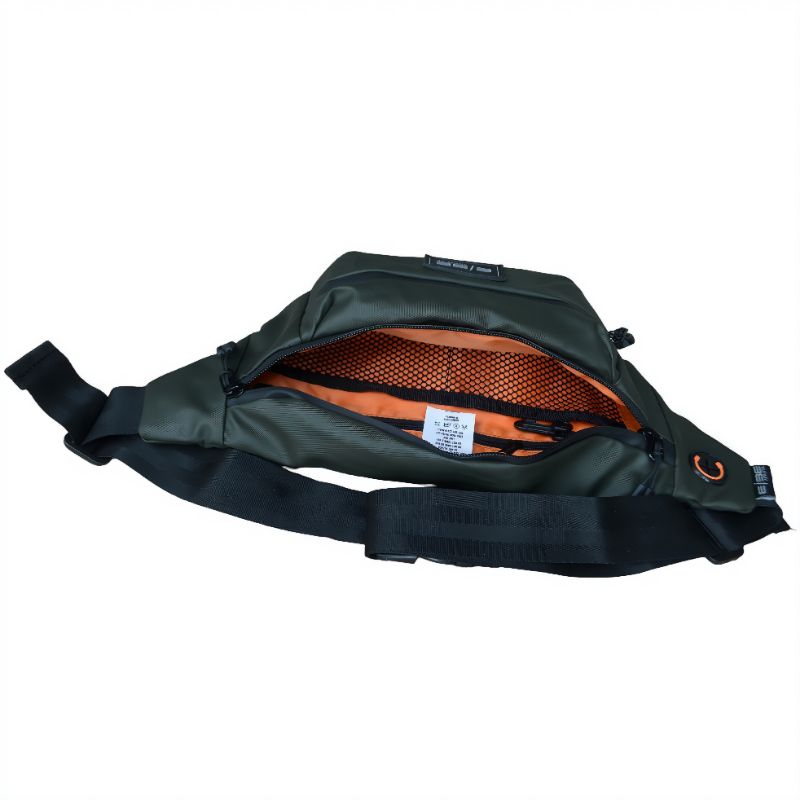 Waist bag premium waterproof tas pinggang premium anti air tas selempang pria eibe [ ARMY ICARUS ]