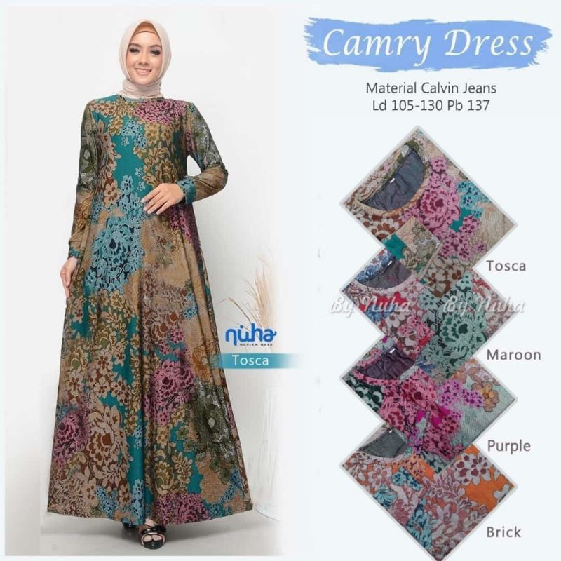 CAMRY DRESS CALVIN JEANS GAMIS JUMBO