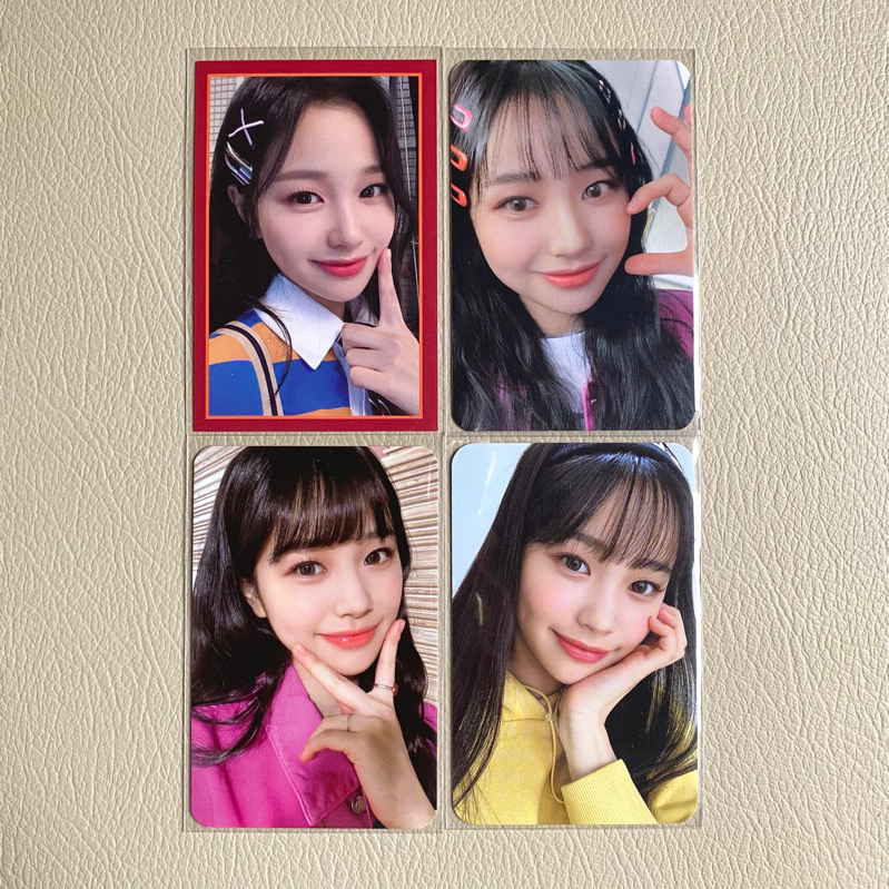 WEEEKLY JIHAN PHOTOCARD — we can orb planet red border, we play jump ver. heartcheek, mukor music ko