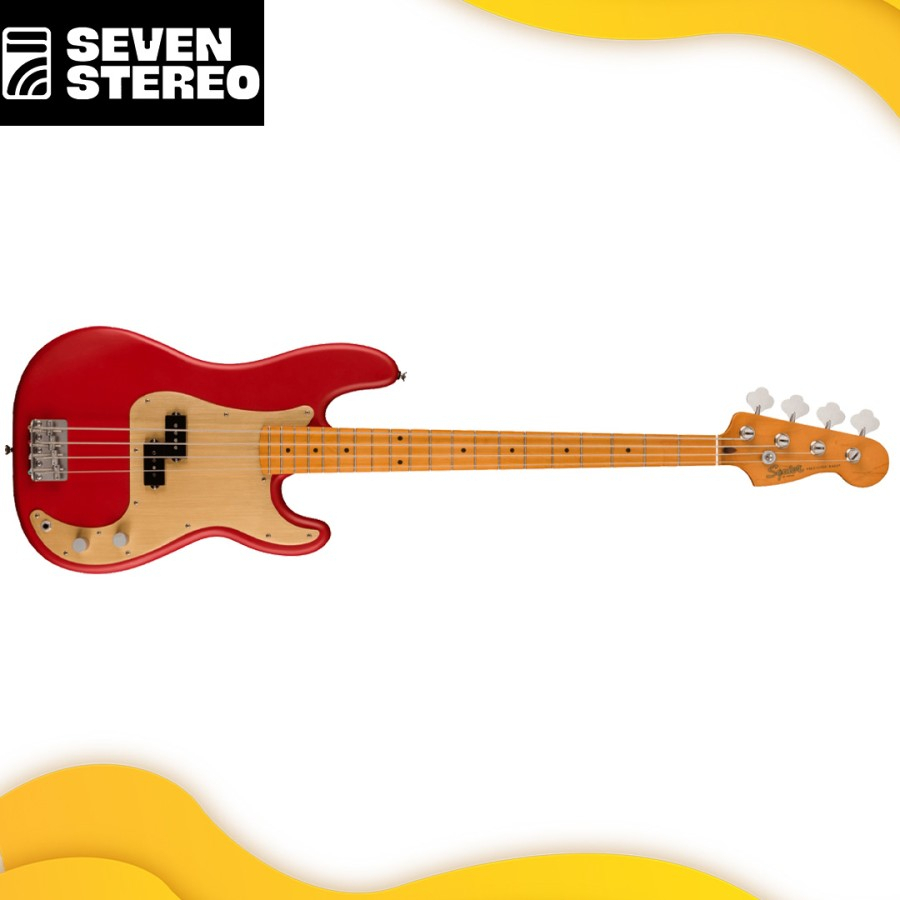 Squier 40th Anniversary Vintage Precision Bass Satin Dakota Red