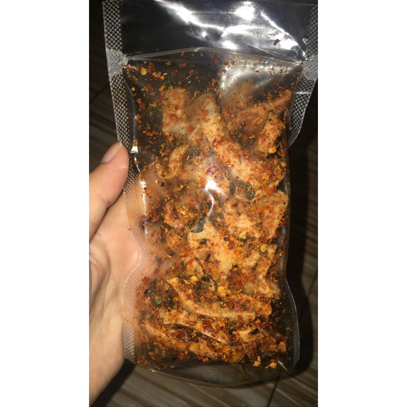 

Basreng Pedas Daun jeruk isi 100gram