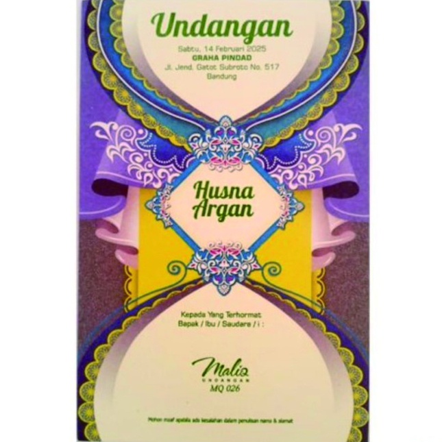 Undangan Maliq 26, Maliq 27, Maliq 28, Maliq 29, Maliq 30