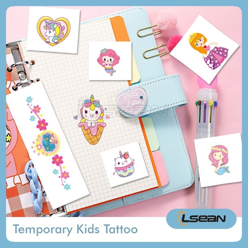 TATTOO STICKER ANAK TEMPORARY PRINCESS KARTUN DINOSAURUS