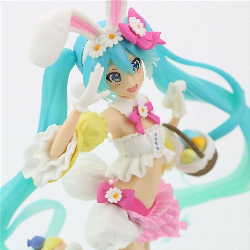 HATSUNE MIKU SPRING EASTER RABBIT EAR - Action Figure Miniatur Pajangan Vocaloid Waifu Anime / TOPPER / ANIME / JEPANG / KOLEKSI ANIME