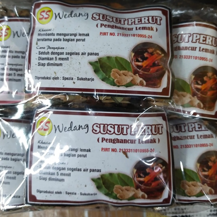 

Minuman Herbal Wedang Susut Perut Penghancur Lemak isi 10 Pcs