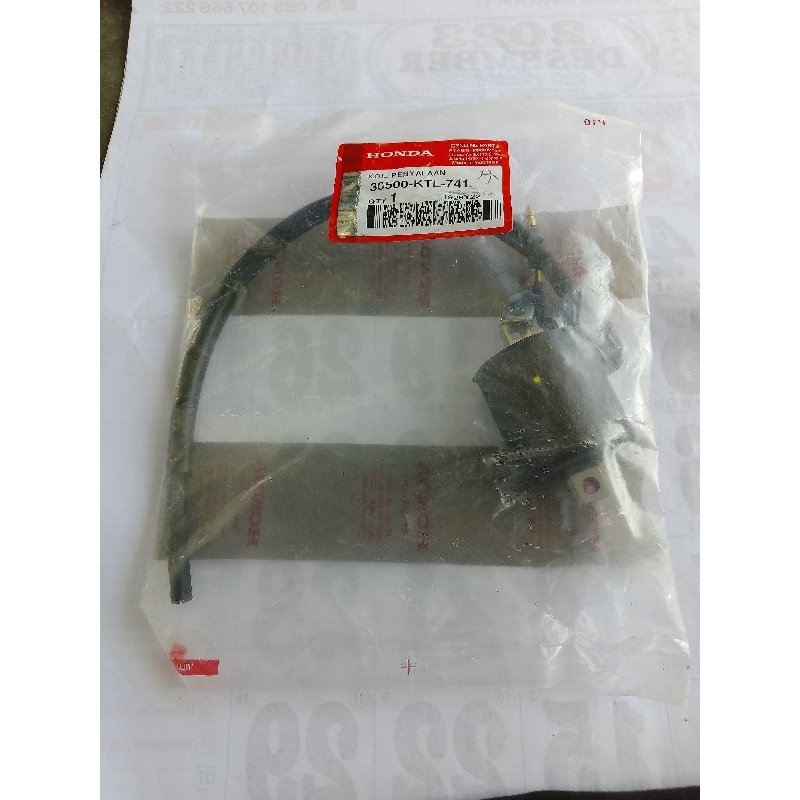 COIL KOIL PENYALAAN PENGAPIAN 30500-KTL-741 HONDA SUPRA FIT NEW  ORI ASLI AHM