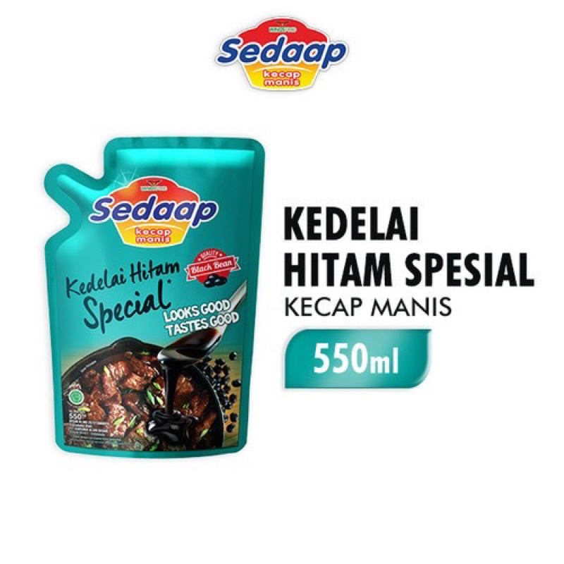 

Sedaap Kecap Manis Kedelai Hitam Spesial 550 ml