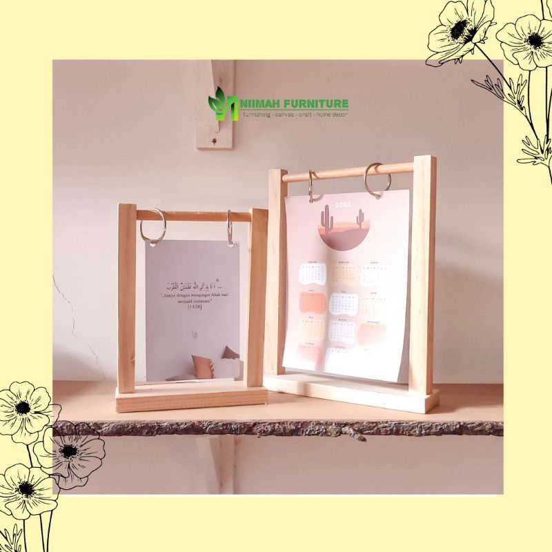 

Stand Gantungan Menu Promo / Stand Kalender Custom size requested by kak IdaMaulida45