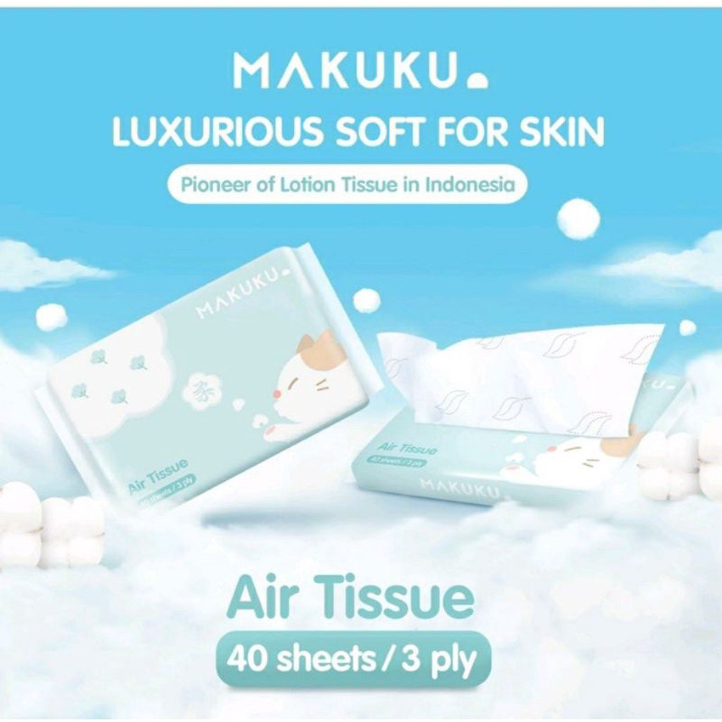 Tissue Makuku Tisu Kering 3 ply isi 40 sheets