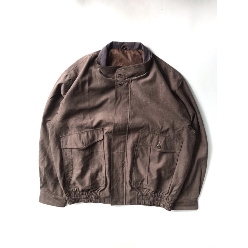 suede flight jacket
