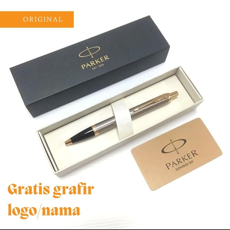 

original autenthic pulpen mewah Parker gratis Grafir nama
