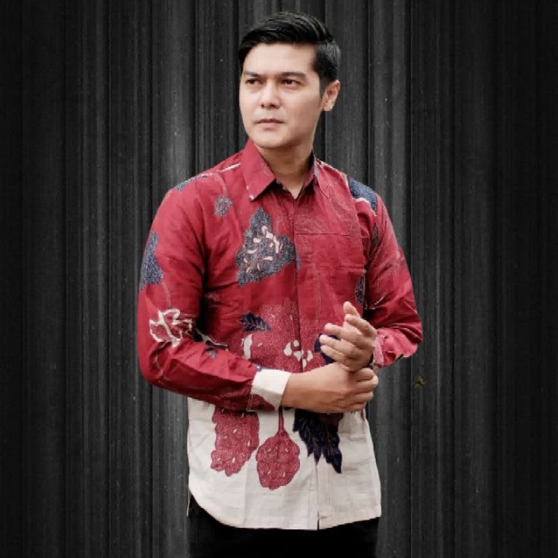 Kemeja batik pria lengan panjang reguler | Baju batik pria lengan panjang premium