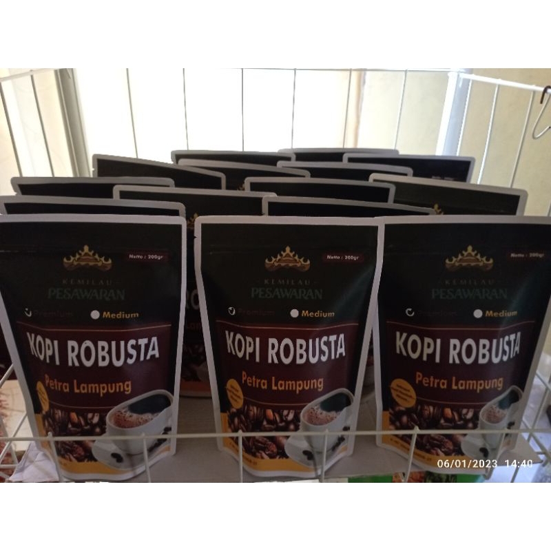 

Bubuk Kopi Robusta Petra Lampung