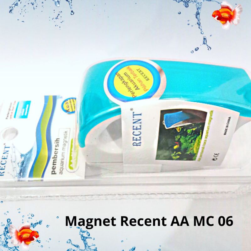 Magnet Pembersih Kaca Aquarium RECENT AA MC 06