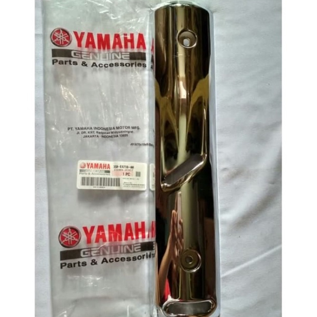 COVER PELINGDUNG KNALPOT JUPITER Z 2006 - 2008 VEGA R NEW  ASLI ORI YAMAHA 3S0 E4718 00