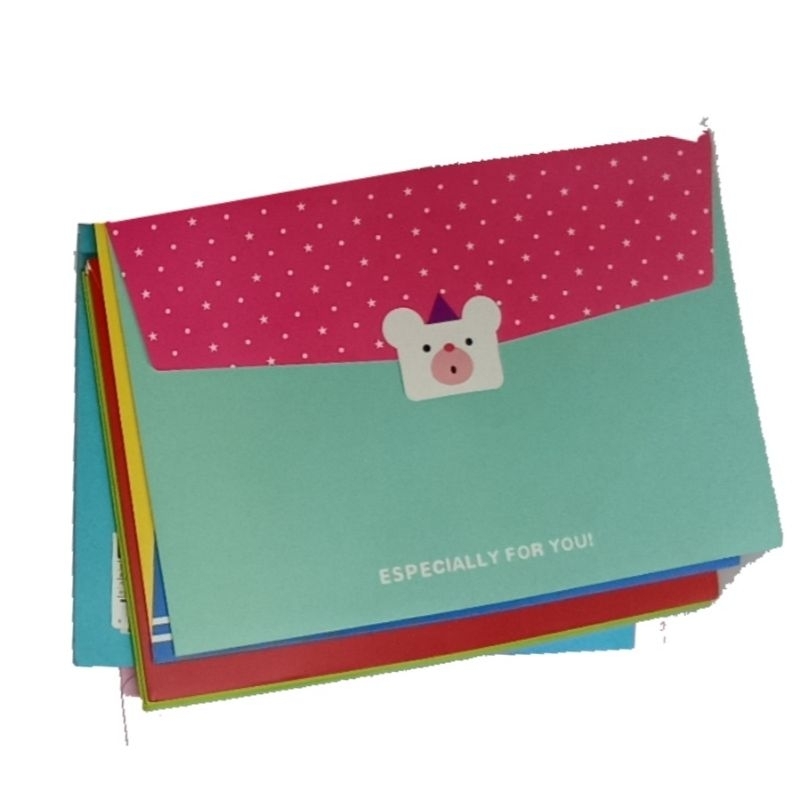 

Map pouch fancy dengan perekat felcro