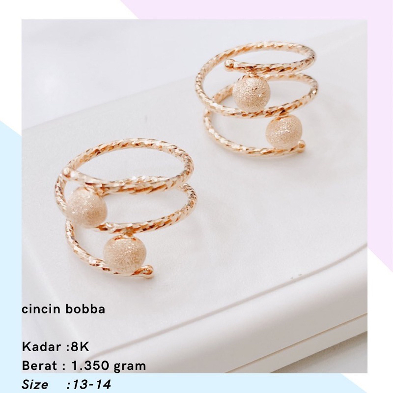 Cincin Emas Bobba 1.350 Gr