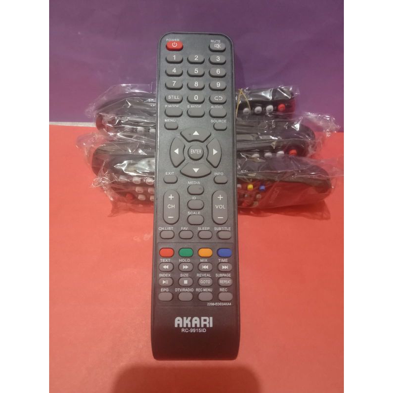 REMOT REMOTE TV AKARI LED/LCD RC-9915ID