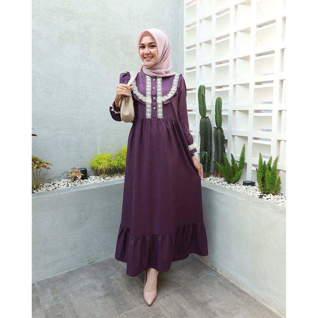 GAVRI Dress - Gamis terbaru by Kingrafa.id