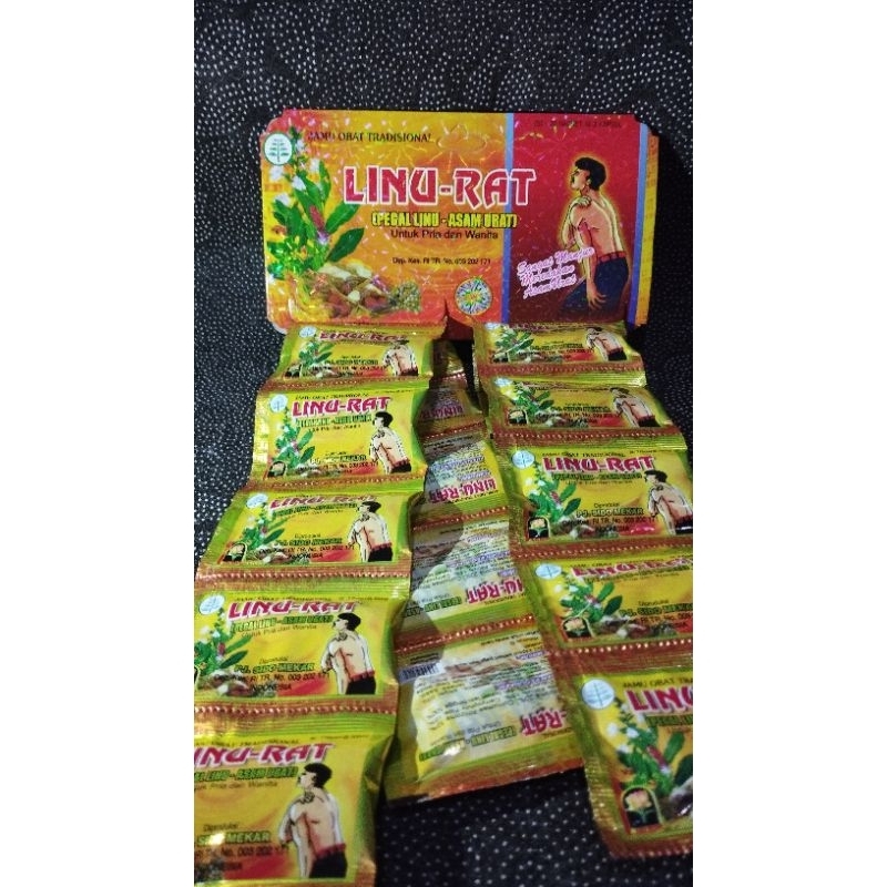 

10 papan KAPSUL LINU-RAT ORIGINAL HERBAL ASAMURAT JAMU PEGALINU