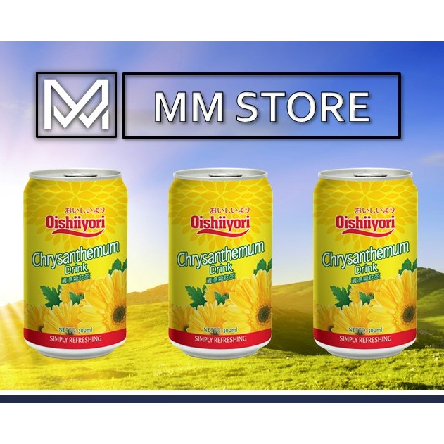 

Oishiiyori Chrysanthemum Can 300 ml Minuman Oishiyori Bunga Krisan 300 ml Minuman Kaleng