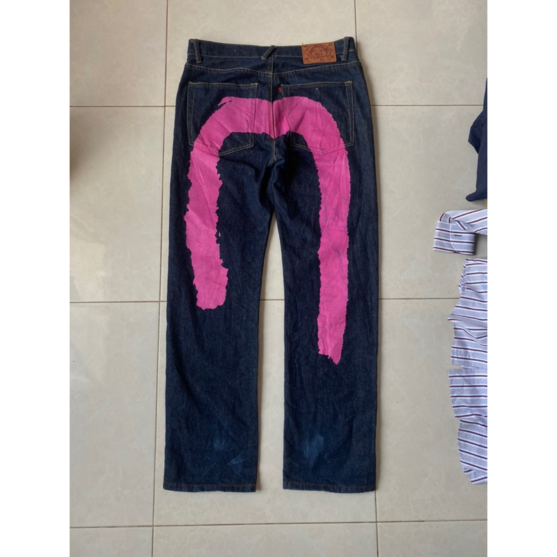 evisu jeans selvedge biglogo