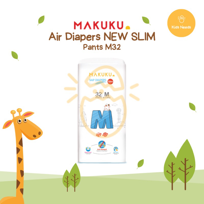 MAKUKU SAP DIAPERS NEW SLIM M32 PANTS