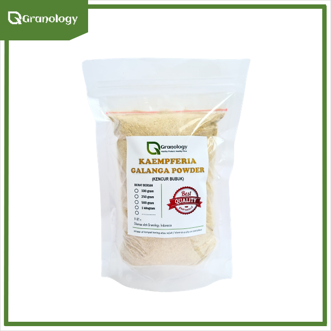 Kencur Bubuk / Kaempferia Galanga Powder (250 gram) by Granology