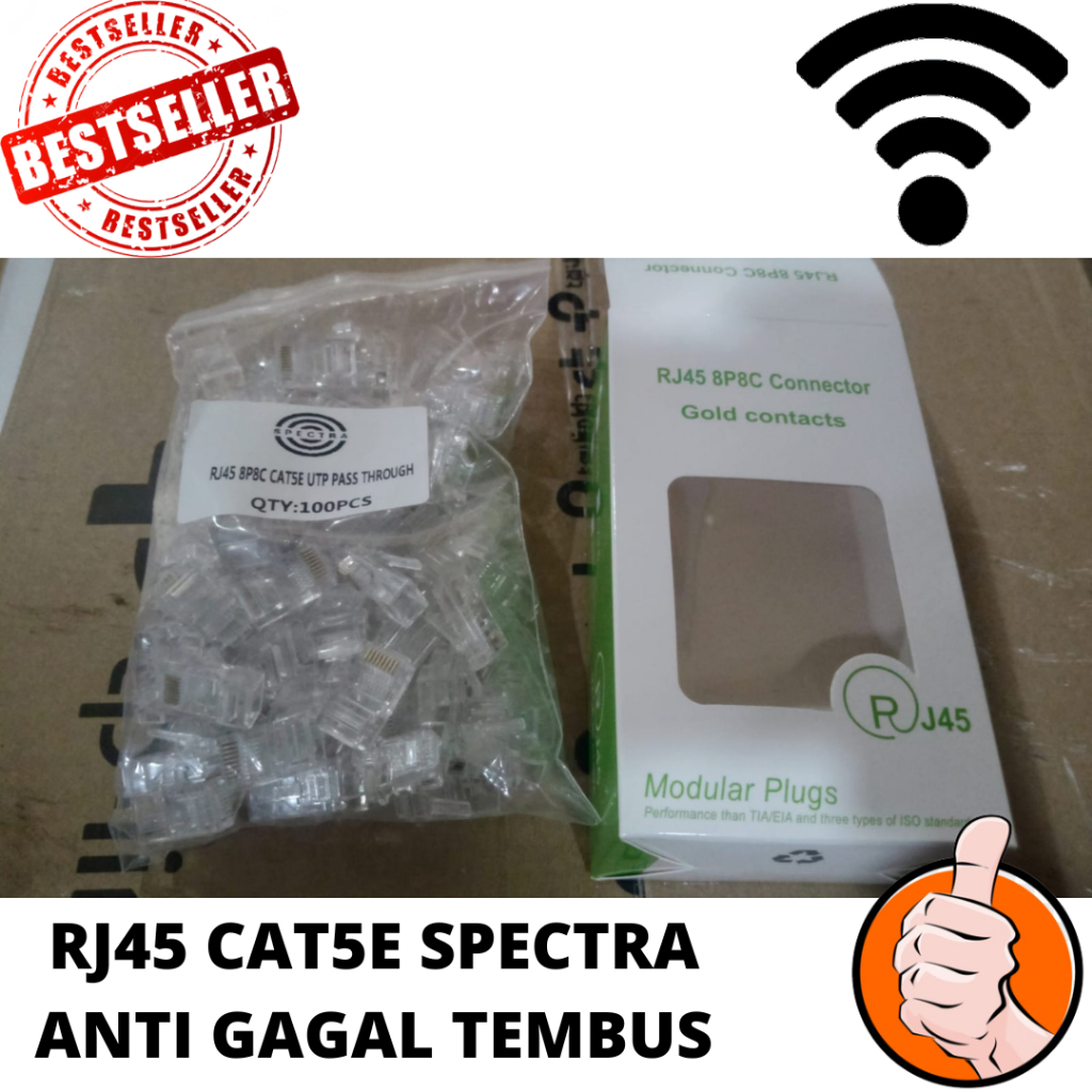 ANTI GAGAL RJ45 CAT5E SPECTRA